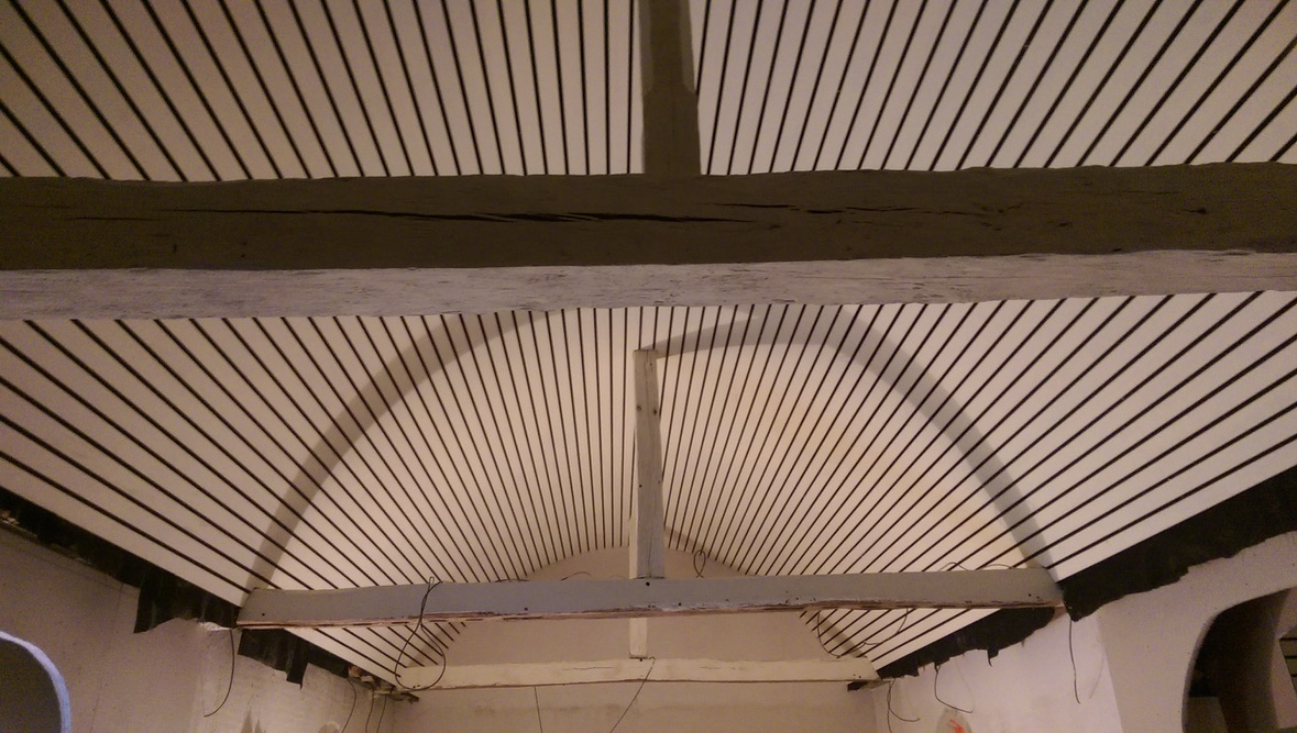 PLAFOND EGLISE ECHIGEY COTE D OR LES ATELIERS DU BOIS PENNECOT MENUISIER VARANGES DIJON NUITS ST GEORGES BEAUNE DOLE